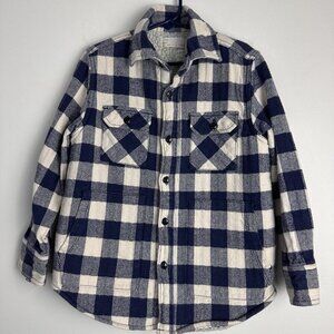 CrewCuts Flannel Shirt Jacket Sherpa Lined Shacket‎ Plaid Kids Boys Small 6/7